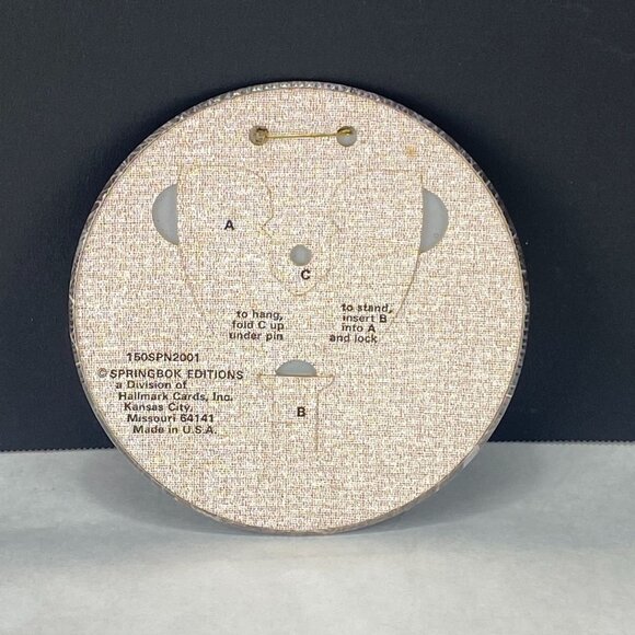 Hallmark Springbok 6 Inch Pinback Pin Seagulls Everybody Talks Nobody Listens - Picture 2 of 7